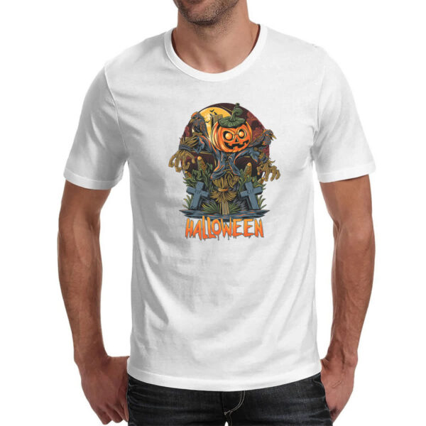 Camiseta Unissex Halloween JackPot Espantalho Milharal - Imagem 2