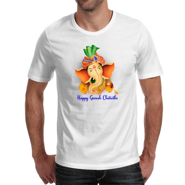 Camiseta Unissex Happy Ganesh Chaturthi - Imagem 2