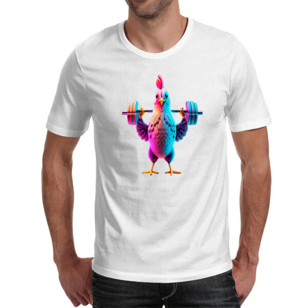 Camiseta Unissex Academia frango musculacao - Imagem 2