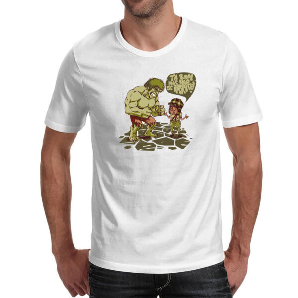 Camiseta Unissex Hulk e Chaves mas nao se irrite - Imagem 2