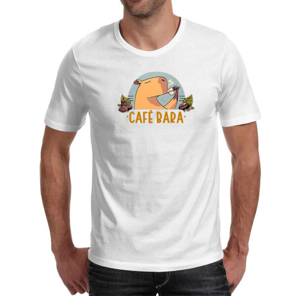 Camiseta Unissex Cafe bara capivara - Imagem 2