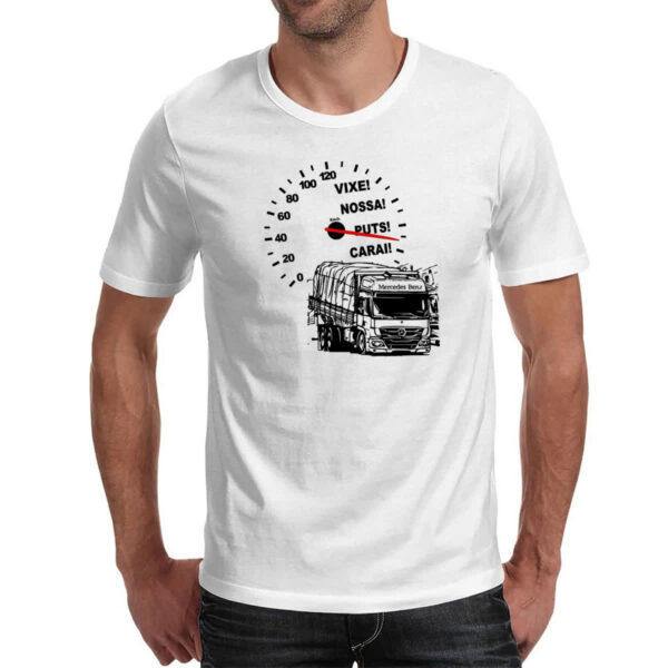 Camiseta Unissex Caminhao velocimetro - Imagem 2
