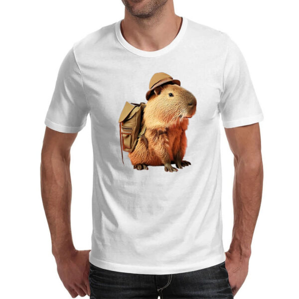 Camiseta Unissex Capivara aventureira - Imagem 2