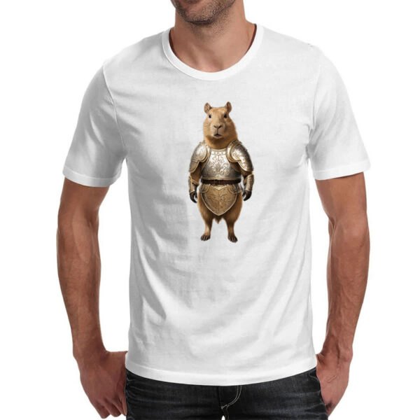 Camiseta Unissex Capivara medieval - Imagem 2
