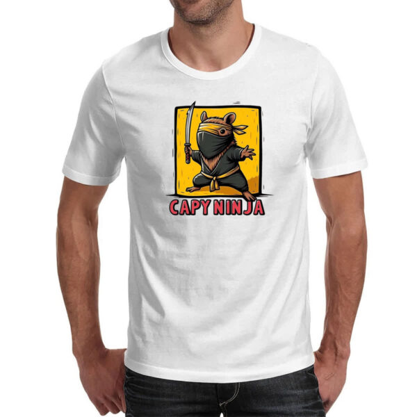 Camiseta Unissex Capivara ninja - Imagem 2