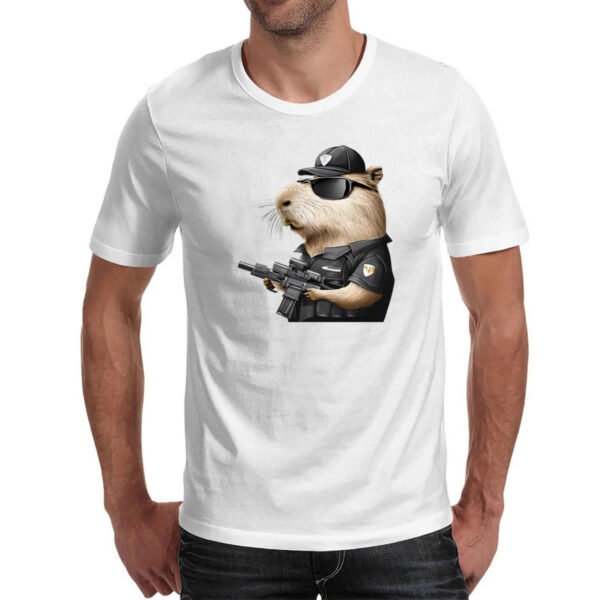 Camiseta Unissex Capivara SWAT - Imagem 2