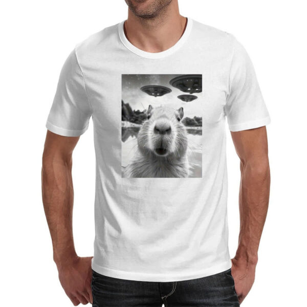 Camiseta Unissex Capivara UFOs - Imagem 2