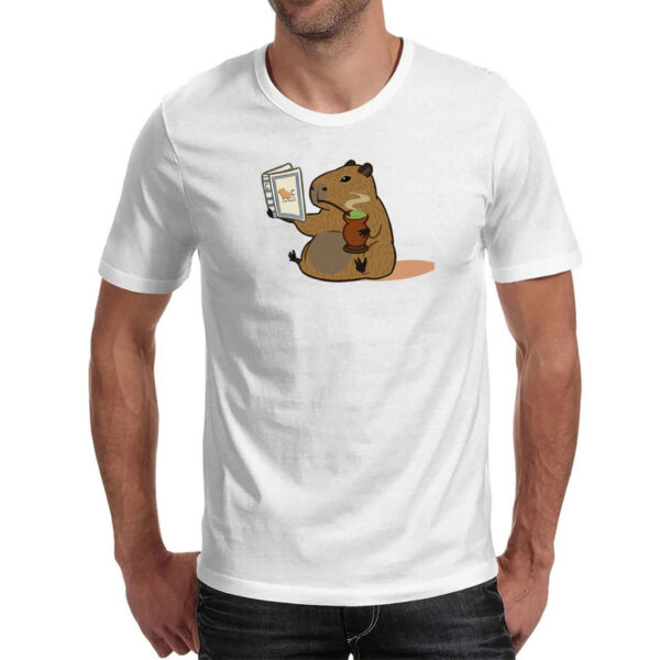 Camiseta Unissex Capivara tomando chimarrao - Imagem 2