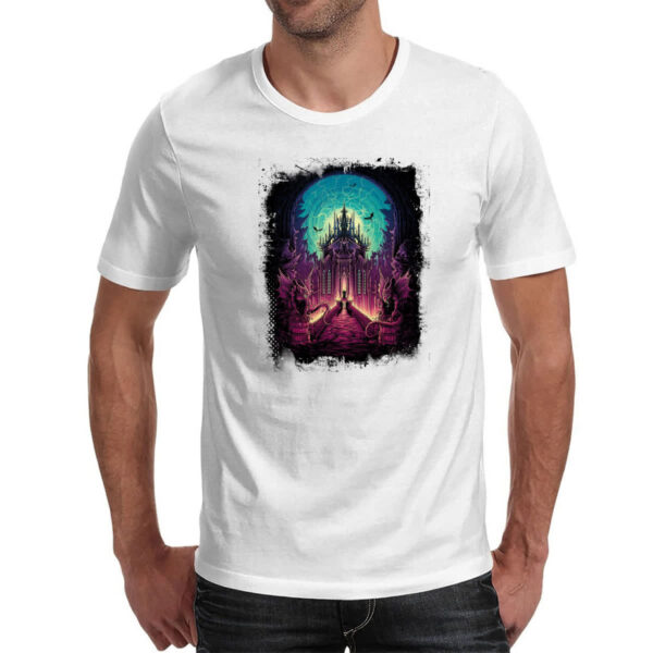 Camiseta Unissex Castelo sombrio - Imagem 2