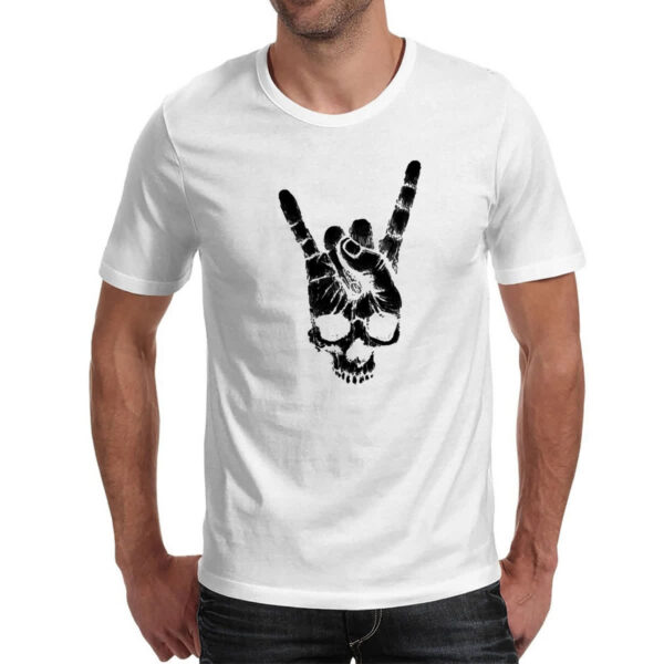 Camiseta Unissex Caveira do Rock - Imagem 2