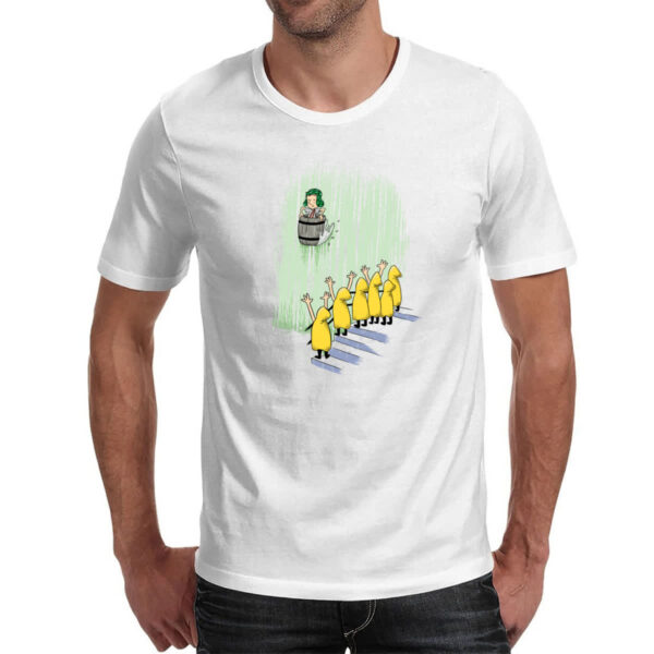 Camiseta Unissex Chaves descendo as cataratas em um barril - Imagem 2