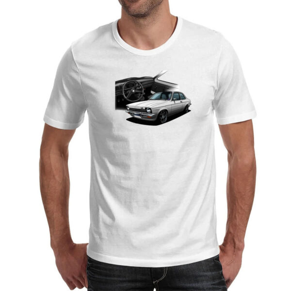 Camiseta Unissex Chevette primeira geracao branco - Imagem 2