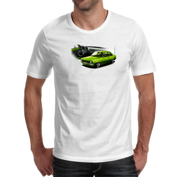 Camiseta Unissex Chevette primeira geracao verde - Imagem 2
