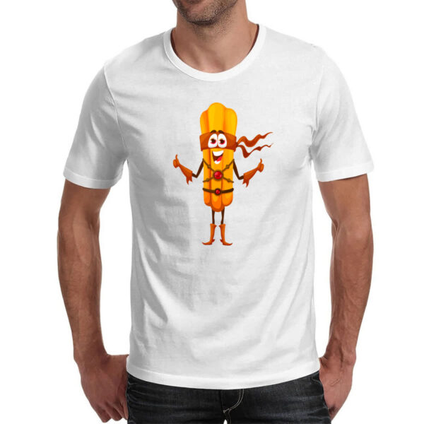 Camiseta Unissex Churros Super Heroi - Imagem 2