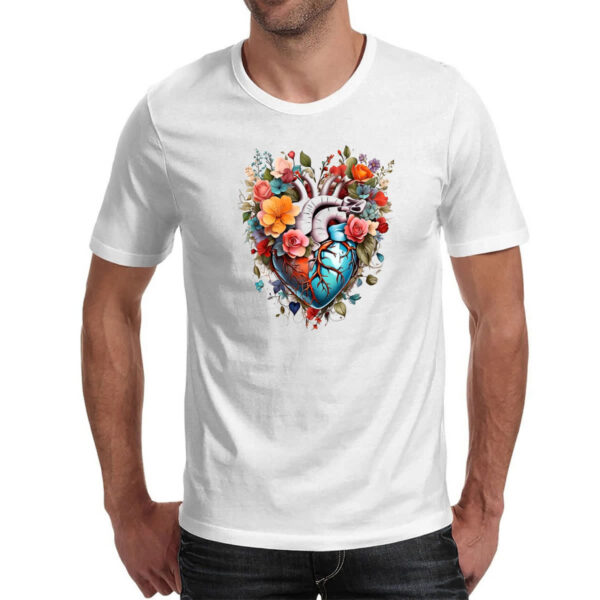 Camiseta Unissex Coracao da natureza - Imagem 2