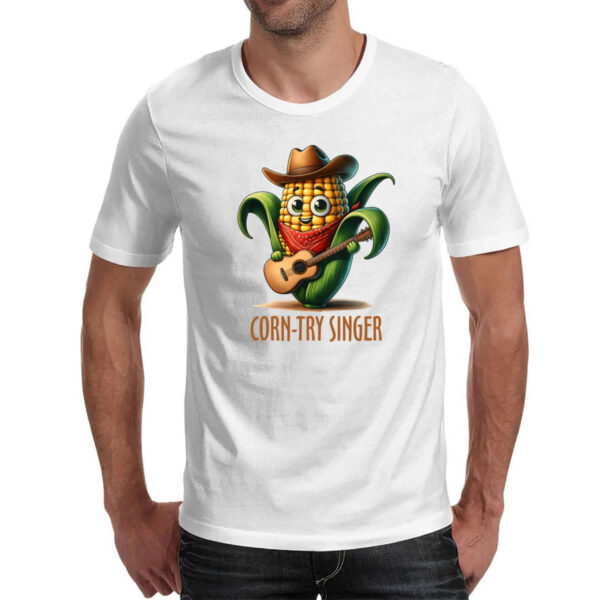 Camiseta Unissex Corn-try singer - Imagem 2