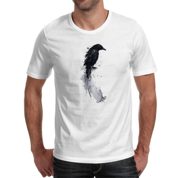 Camiseta Unissex Corvo lenda indigena - Imagem 2