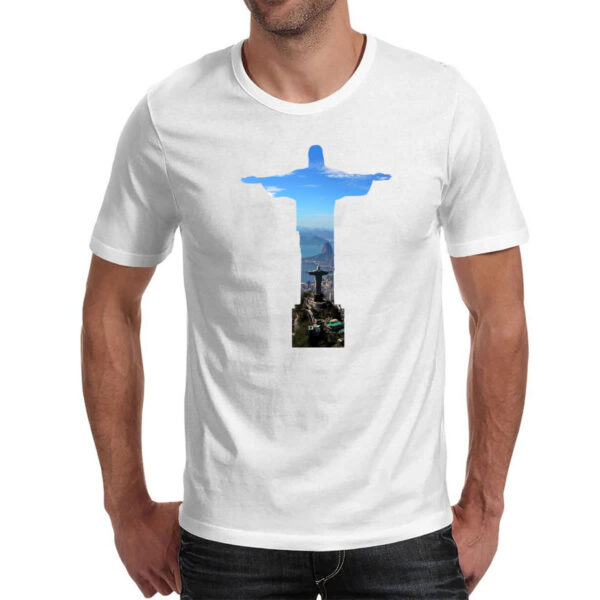 Camiseta Unissex Cristo redentor RJ - Imagem 2