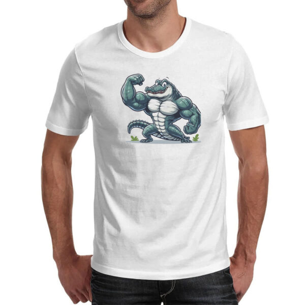 Camiseta Unissex Crocodilo maromba - Imagem 2