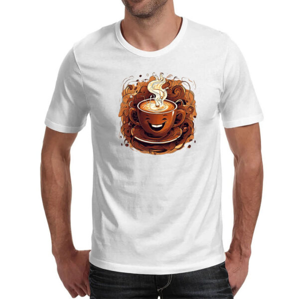 Camiseta Unissex Alegria com cafe - Imagem 2