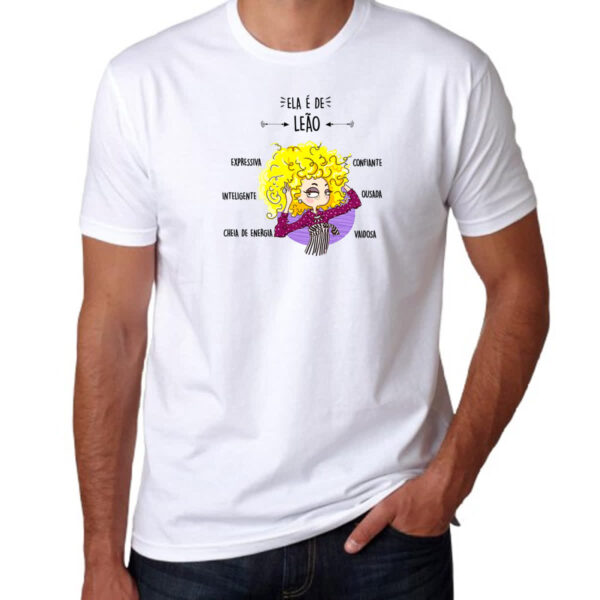 Camiseta Unissex Ela e de Leao - Imagem 3