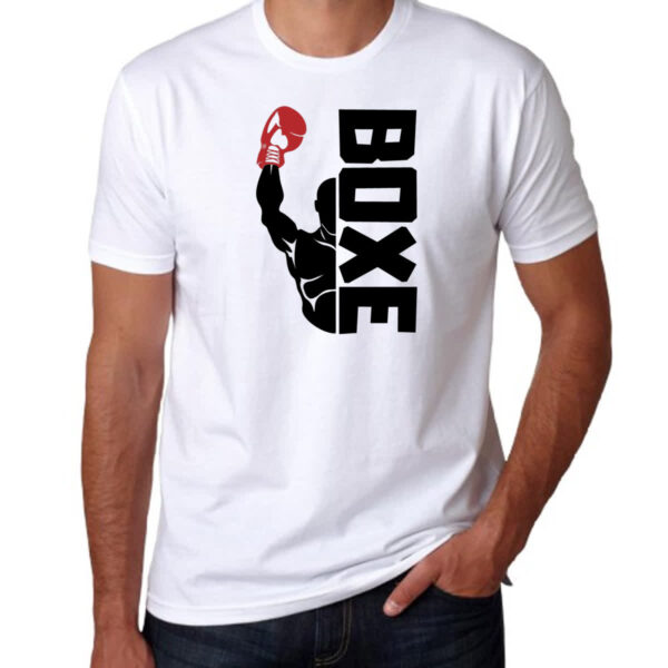 Camiseta Unissex Esporte boxe luva - Imagem 3