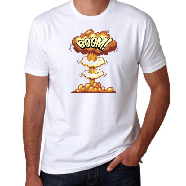 Camiseta Unissex Explosao Atomica Boom - Imagem 3