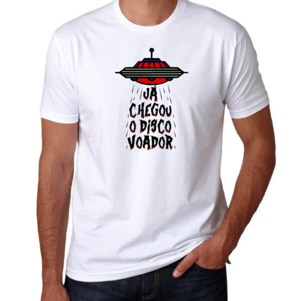 Camiseta Unissex Ja chegou o disco voador - Imagem 3
