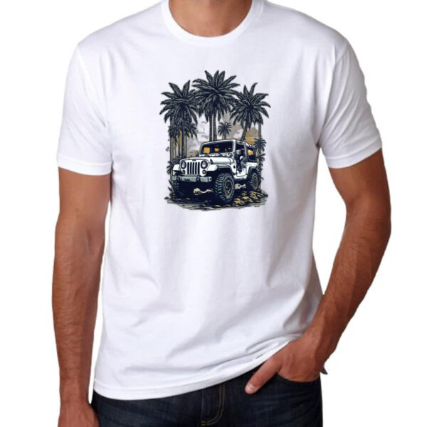 Camiseta Unissex Jeep orffroad 4x4 sunset - Imagem 3
