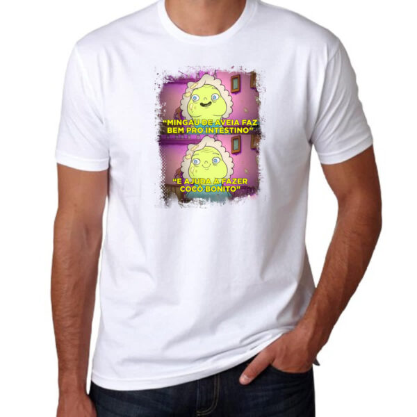 Camiseta Unissex Juju mingau de aveia - Imagem 3