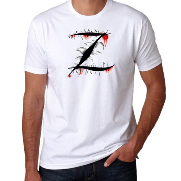 Camiseta Unissex Zorro marca na camisa - Imagem 3