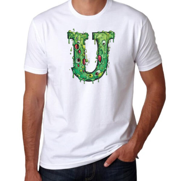 Camiseta Unissex Zumbi Alfabeto Letra U - Image 3