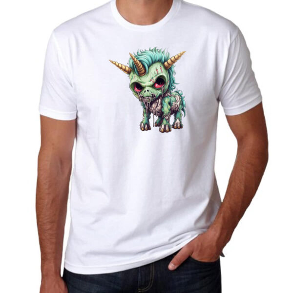 Camiseta Unissex Zumbi Unicornio - Imagem 3