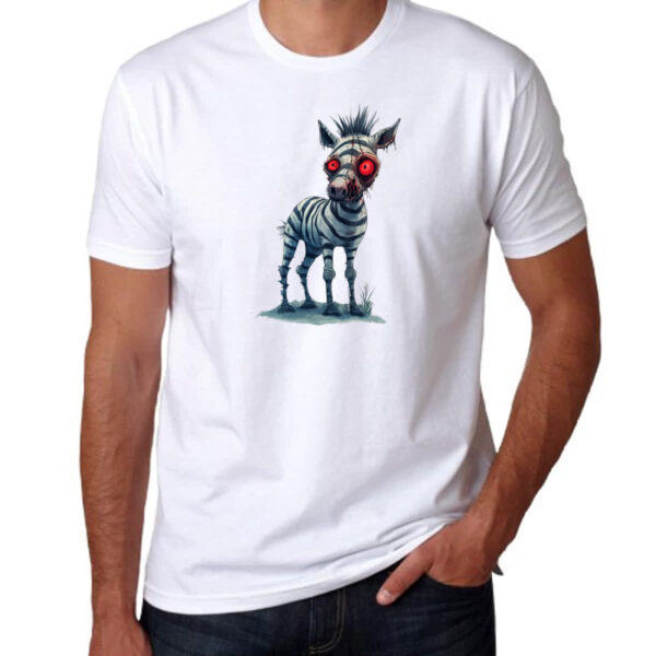 Camiseta Unissex Zumbi Zebra - Imagem 3