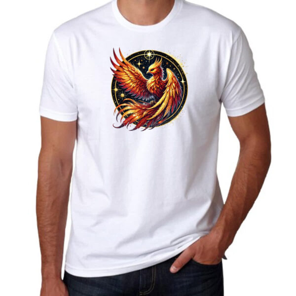 Camiseta Unissex Fenix circulo estelar - Imagem 3