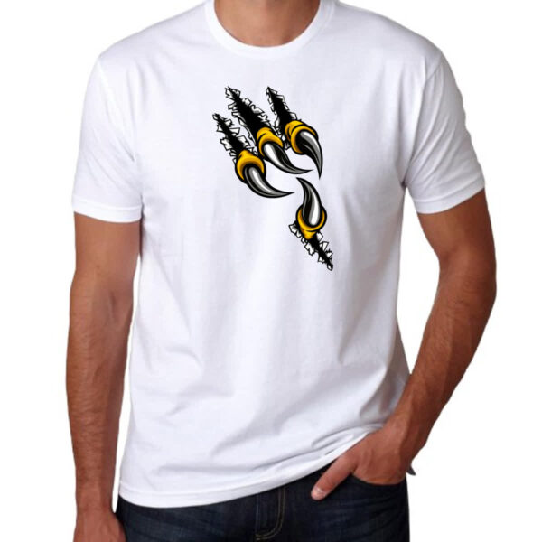 Camiseta Unissex Garras de aguia rasgando - Imagem 3