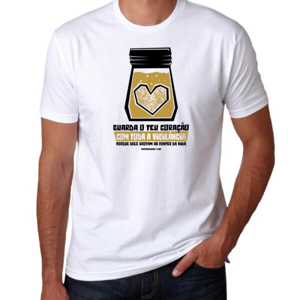 Camiseta Unissex Gospel Proverbios 4.23 - Imagem 3