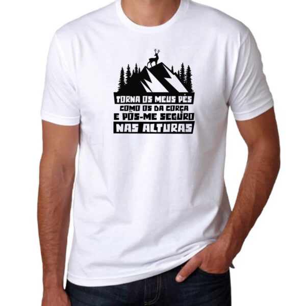 Camiseta Unissex Gospel Salmos 18.33.34 - Imagem 3