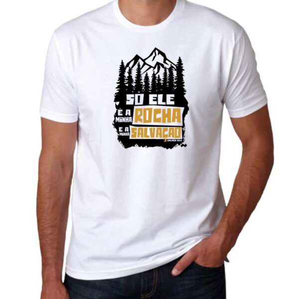 Camiseta Unissex Gospel Salmos 62.2 - Imagem 3