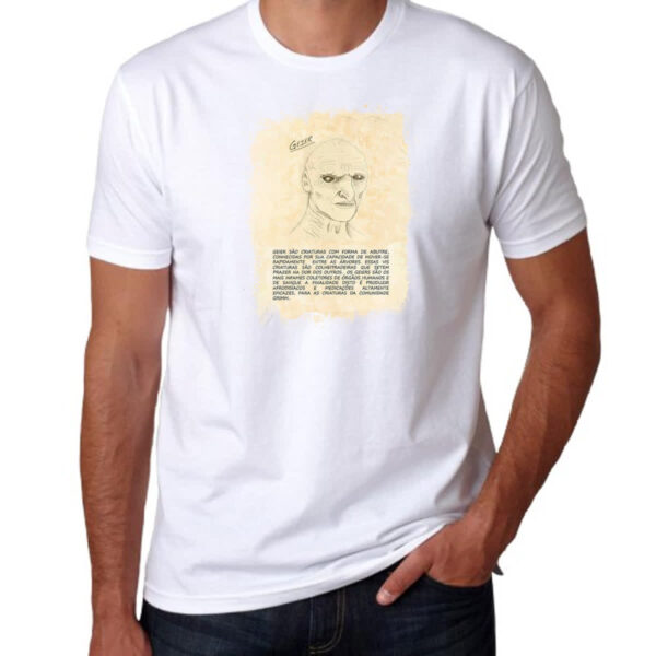 Camiseta Unissex Grimm Livro Geier - Imagem 3