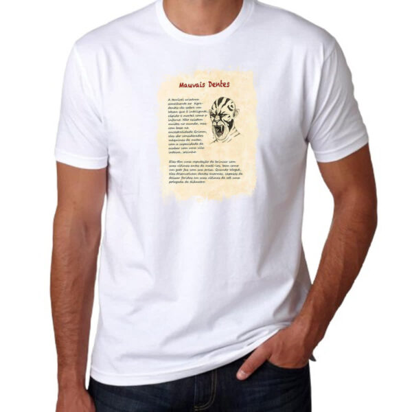 Camiseta Unissex Grimm Livro Mauvais Dentes - Imagem 3