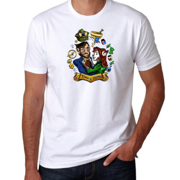 Camiseta Unissex Grimm Monroe e Rosalee Time e Thyme - Imagem 3