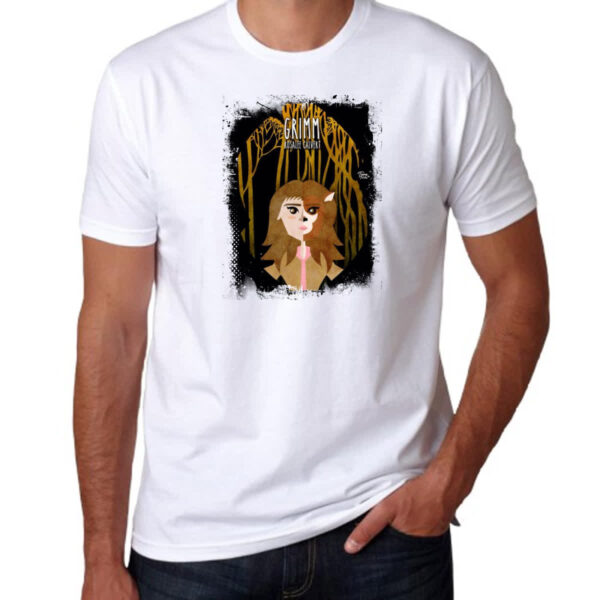 Camiseta Unissex Grimm Rosalee Calvert Arte - Imagem 3