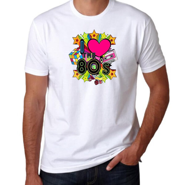 Camiseta Unissex I love anos 80 - Imagem 3