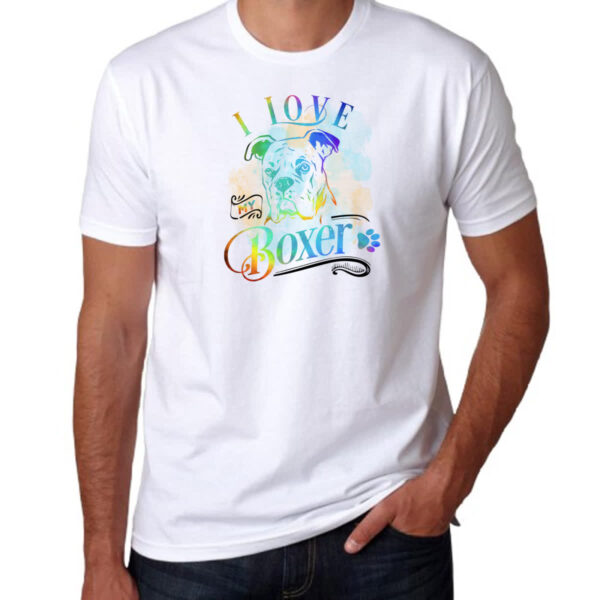 Camiseta Unissex I love my Boxer - Imagem 3