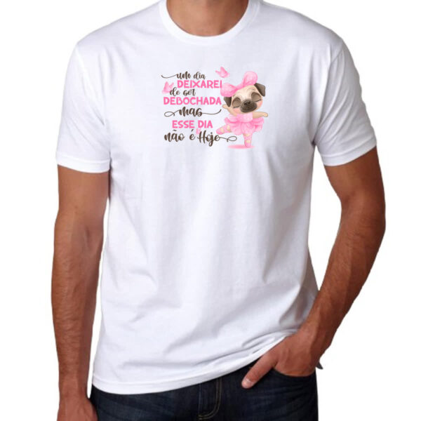 Camiseta Unissex Ironico Um dia deixarei de ser debochada - Imagem 3