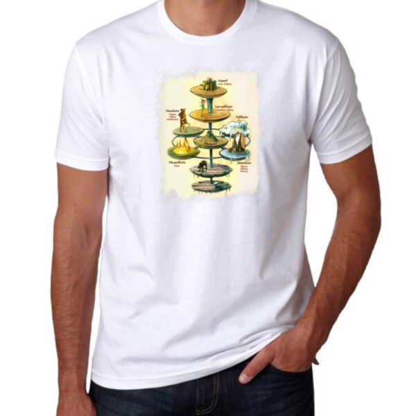 Camiseta Unissex A Cronica de Yggdrasil - Imagem 3