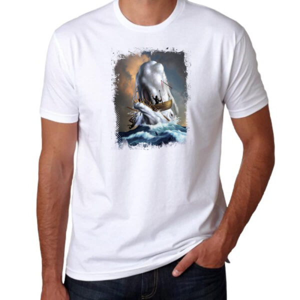 Camiseta Unissex Lendas do Mar Moby Dick 02 - Imagem 3