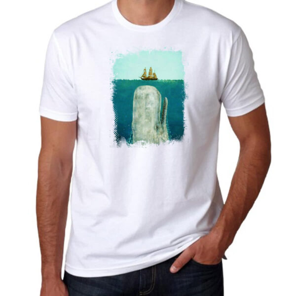 Camiseta Unissex Lendas do Mar Moby Dick 04 - Imagem 3