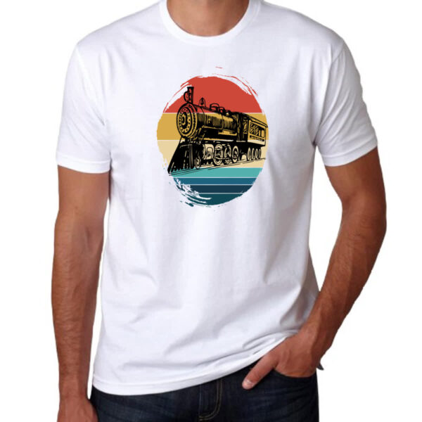 Camiseta Unissex Locomotiva Sunset - Imagem 3